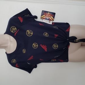 NWT Captain Marvel Crop Top Size S